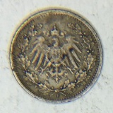 1915f German 1/2 Mark