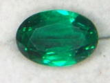 2.74 Carat Oval Cut Chatham Emerald