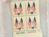 10 Sent United States Plate Block