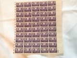 3 Cent Jackson - Sevier 50 Stamp Sheet