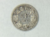 1945 Swiss Half Franc