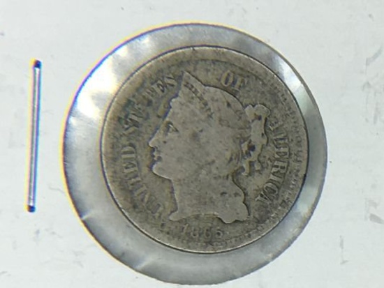 1865 3 Cent Nickel