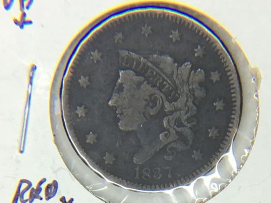 1837 Large Cent