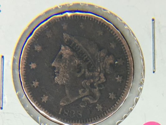 1838 Large Cent