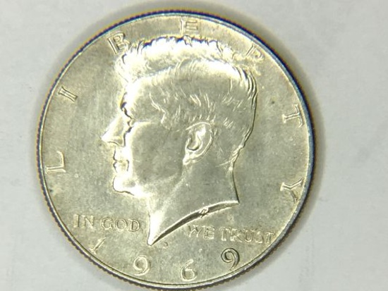 1969 D Kennedy Half Dollar