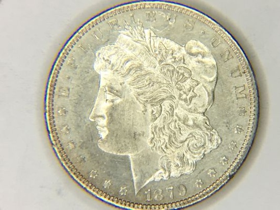 1879 S Morgan Dollar (revision Of 78)