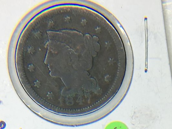 1847 Large Cent