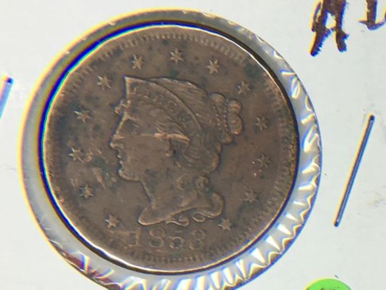 1853 Large Cent