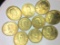 (10) Brass Presidential Medals / Coins