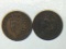 1895, 1905 Indian Head Cents