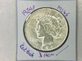 1924 P Peace Dollar