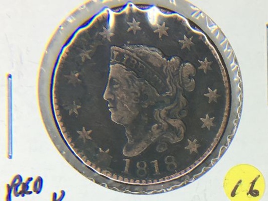 1818 Large Cent