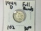 BRILLIANT UNCIRCULATED 1945-D MERCURY DIME WITH FULL SPLIT BANDS