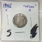 1945-S MERCURY DIME WITH A MICRO S