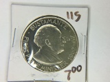PROOF 1969 JAMAICAN ONE DOLLAR COIN