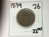 1839 MODIFIED HEAD LARGE CENT