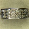.925 sterling silver ladies 1/3 carat diamond ring
