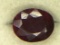 19.15 carat oval cut ruby