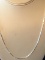 .925 sterling silver lady's 18 inch box chain necklace