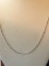 .925 sterling silver ladies 24 inch cable link necklace