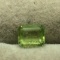 .68 carat emerald cut peridot