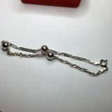 .925 sterling silver ladies fancy bracelet