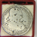 1802 Spanish 8 Reales – counter punches