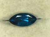 3.14 carat Marquise cut Swiss blue Topaz