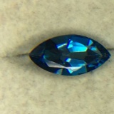 2.93 carat marquise cut Swiss blue Topaz