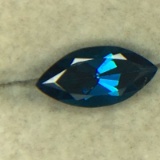 3.17 carats marquise cut Swiss blue Topaz