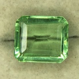 9.8 carat radiant cut green amethyst