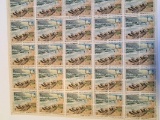 2 cent uncut national parks sheet stamps