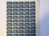 4 cent uncut sheet stamps project Mercury