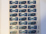 10 cent uncut sheet stamps Apollo Soyuz 1975
