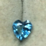 .49 carat heart cut blue Topaz