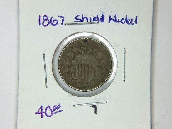 1867 Shield Nickel