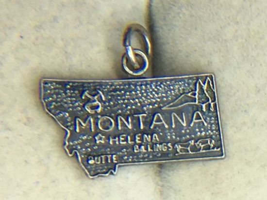 .925 Ladies State Montana Charm