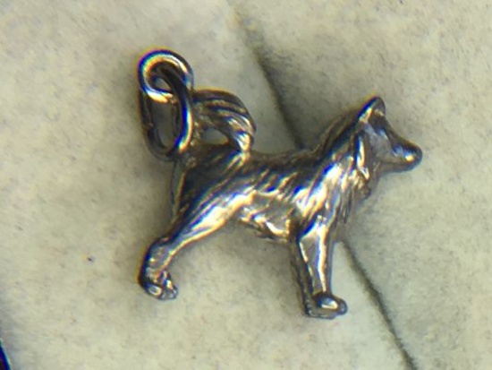 .925 Collie Dog Solid Charm
