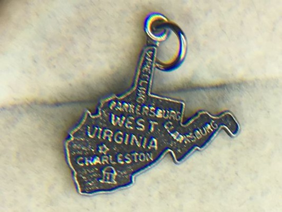 .925 Ladies West Virginia State Charm