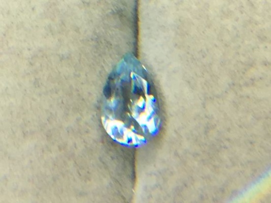 .99 Carat Pear Shaped Aquamarine