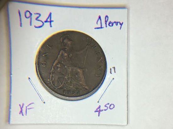 1934 1 Penny