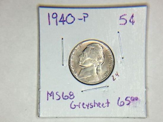 1940 P Jefferson Nickel