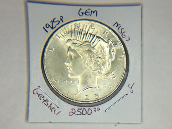 1925 P Peace Dollar