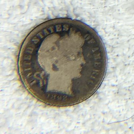 1898 Barber Dime