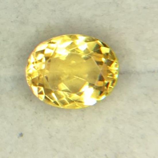 9.83 Carat Oval Cut To Citrine