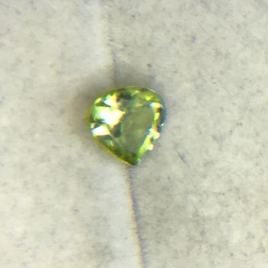 1.09 Carat Pear Shaped Peridot