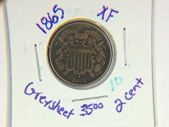 1865 2 Cent