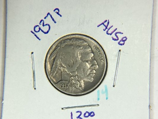 1937 P Buffalo Nickel