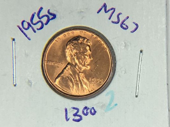 1955 S Lincoln Cent
