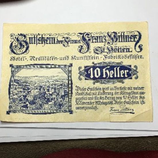 Austrian 10 Heller